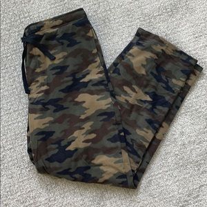 Camo Fleece Pajama Pants Men’s